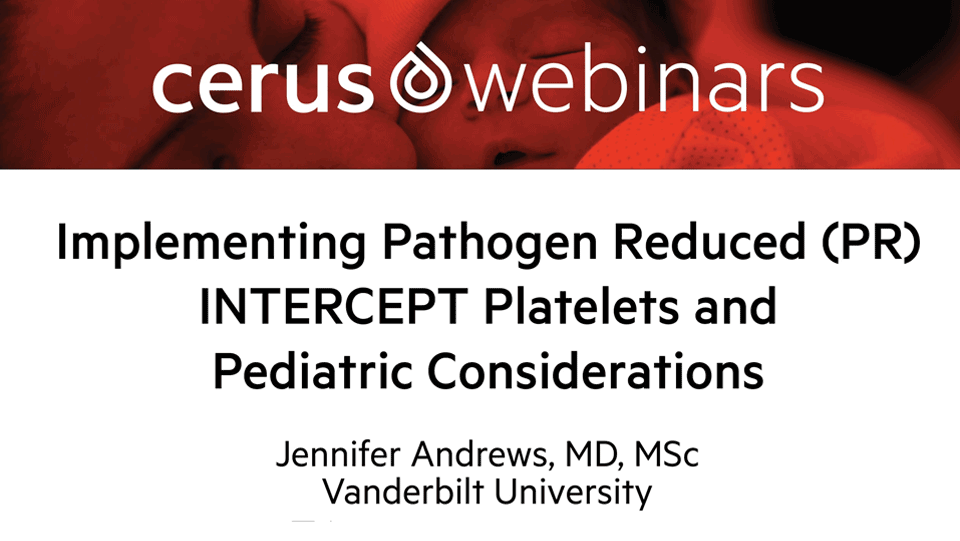 Implementing Pathogen Reduced Platelets: A TSO (Transfusion Safety Officer) Perspective (Allegheny Health Network)