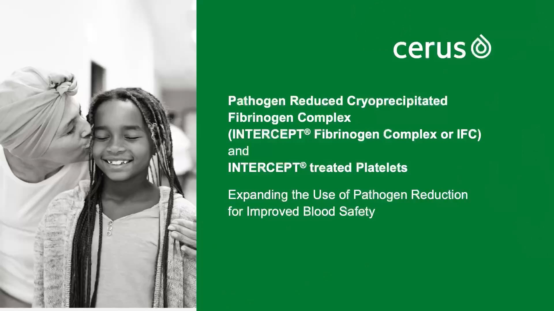 AABB 2023: IFC and INTERCEPT Platelets: Expanding the Use of PR for Improved Blood Safety