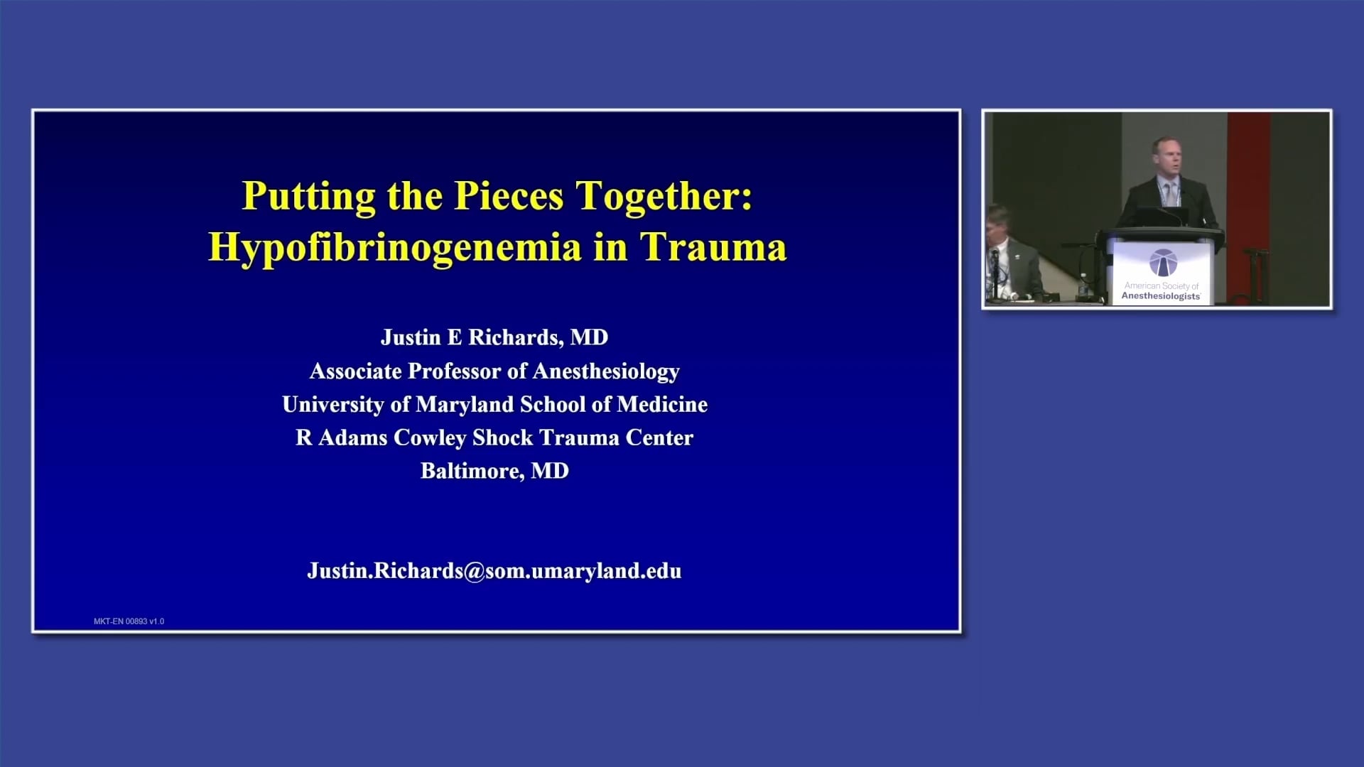 ASA 2025: IFC in Trauma