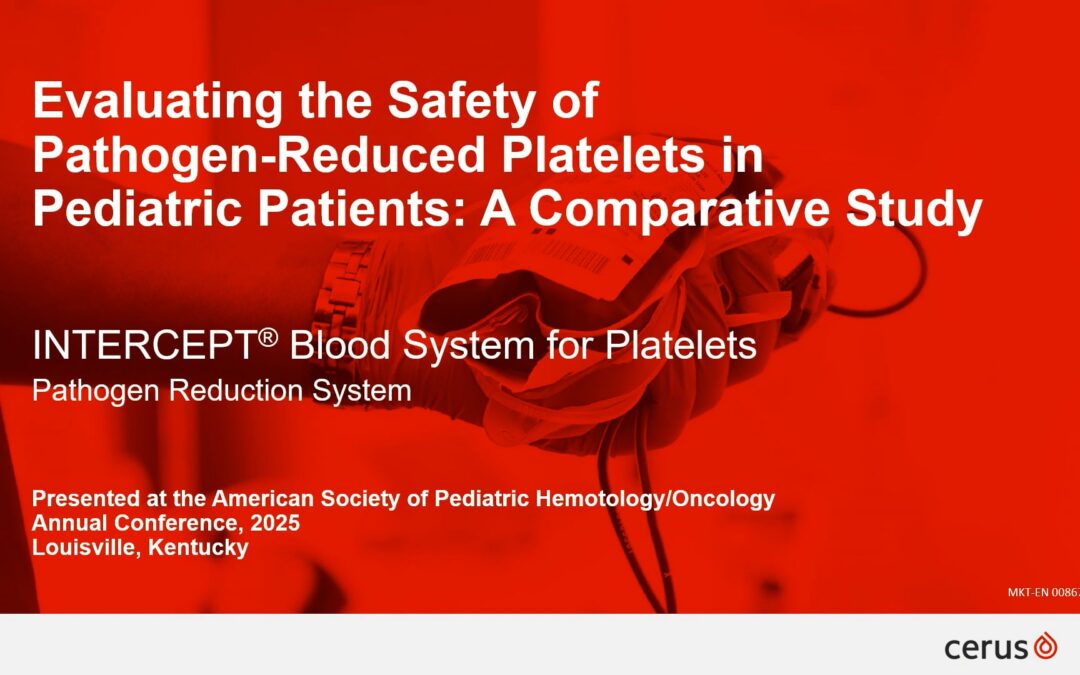 ASPHO 2025: Evaluating the Safety of PR Platelets in Pediatric Patients, A Comparative Study