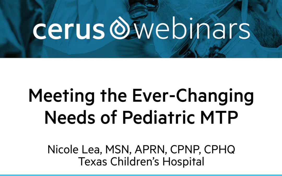 SABM 2021: Meeting the Ever-changing Needs of Pediatric MTP