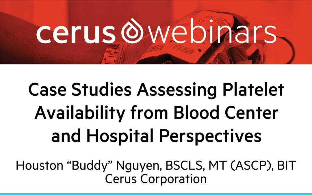 SABM 2022: Assessing Platelet Availability from Blood Center and Hospital Perspectives