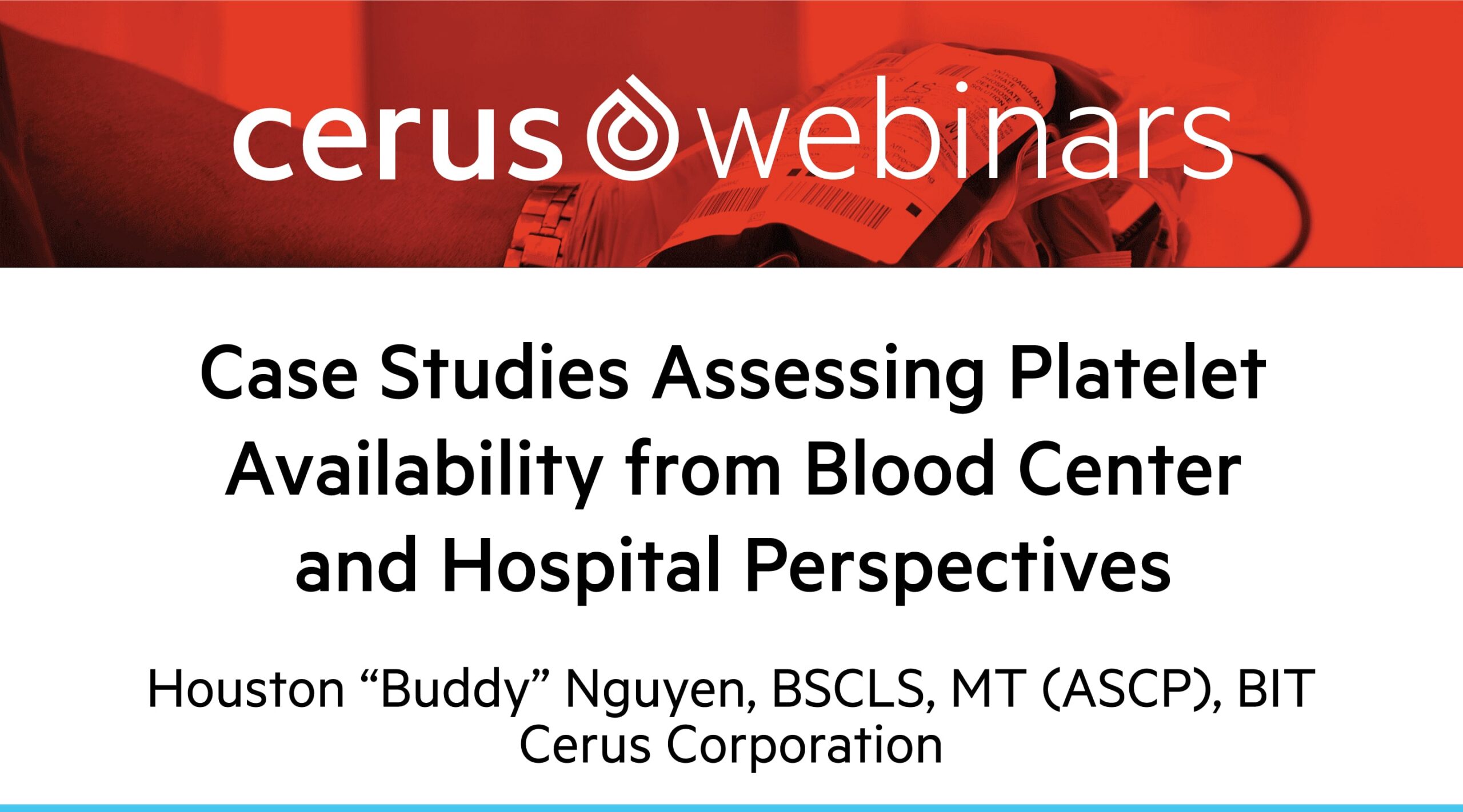 SABM 2022: Assessing Platelet Availability from Blood Center and Hospital Perspectives