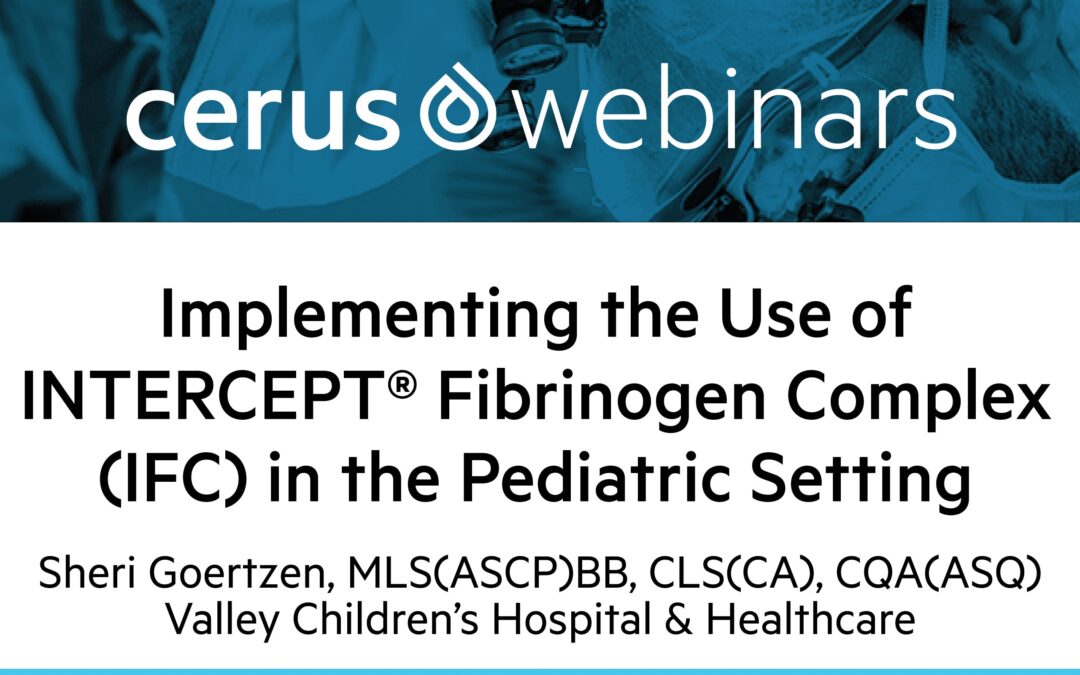 SABM 2022: Implementing the Use of IFC in the Pediatric Setting